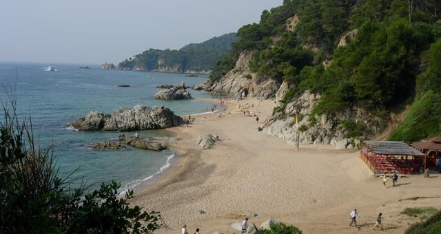 Imagen de la playa La Boadella