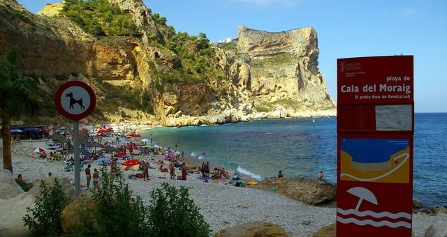 Imagen de la playa Llebeig / La Cala