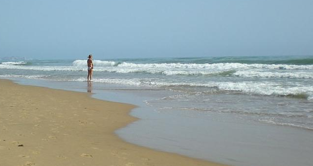 Imagen de la playa Xeraco